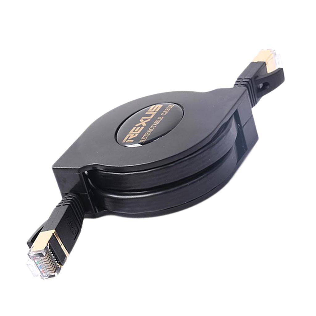 Ultra-flat CAT7 Patch Ethernet LAN Cable Network Retractable Cable 1.5 M.