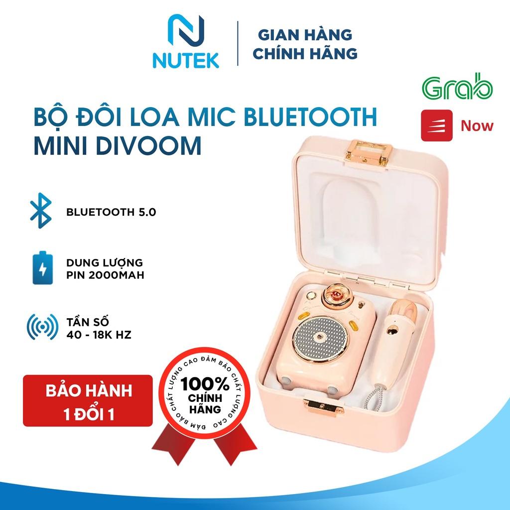 Bộ loa mic mini hát karaoke hát gia đình Divoom, nhiều tính năng đa dạng, màu sắc dễ thương, âm thanh trầm ấm