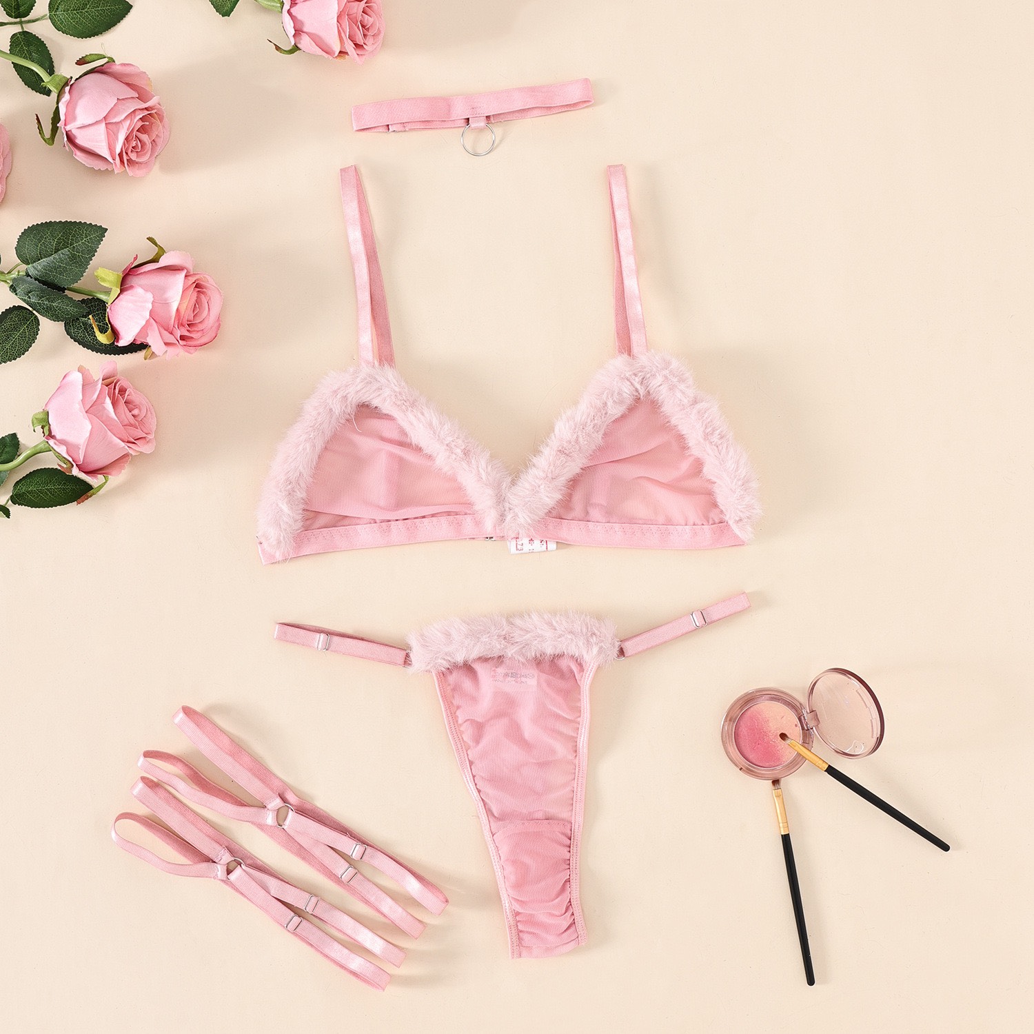 Bộ Đồ Lót Nữ Tính Khoe Dáng Xinh (Không kèm tất) - B.Lingerie