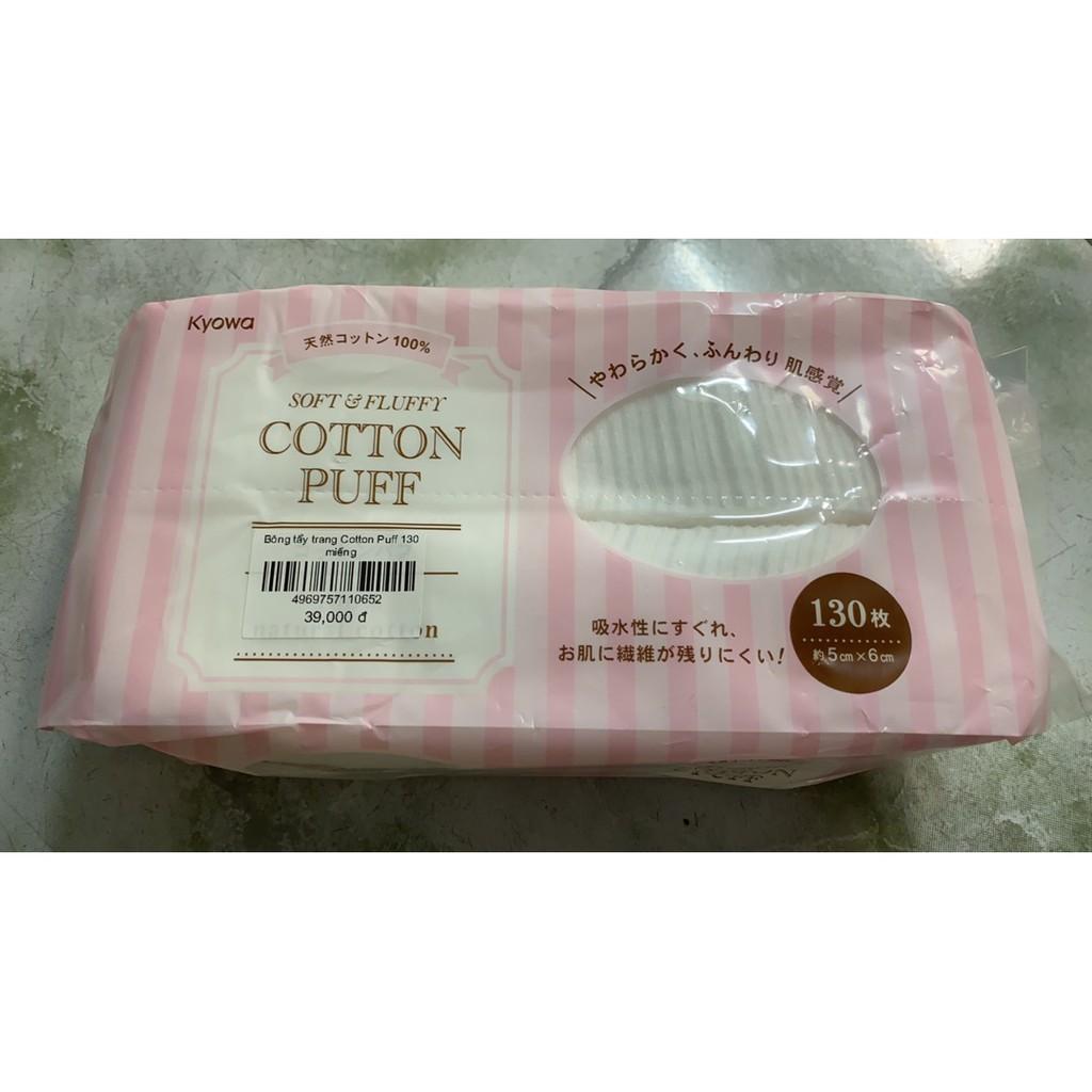 Bông tẩy trang Cotton Puff 130 miếng