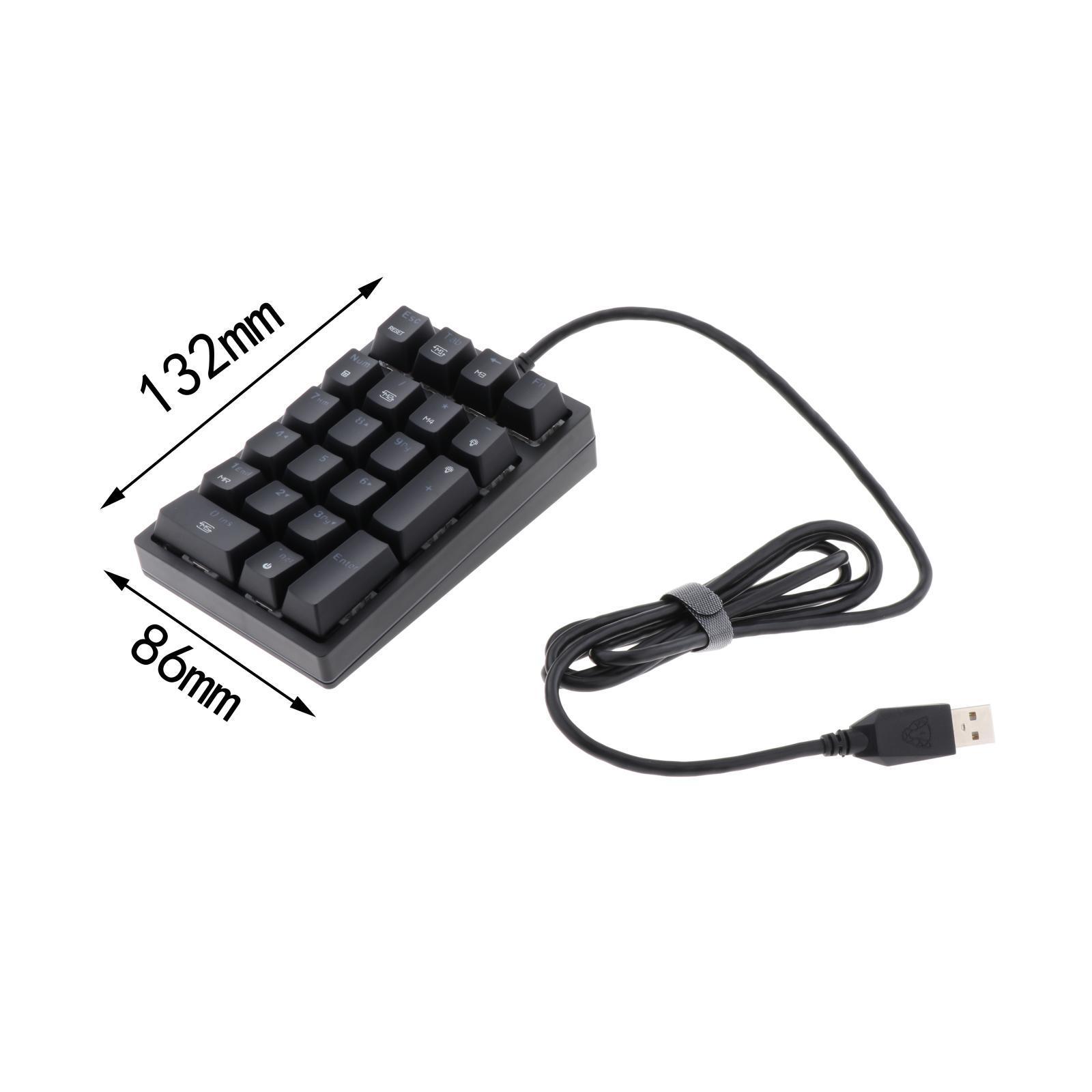 K24 Mini 21 Keys RGB Wired for Home Gaming Computer