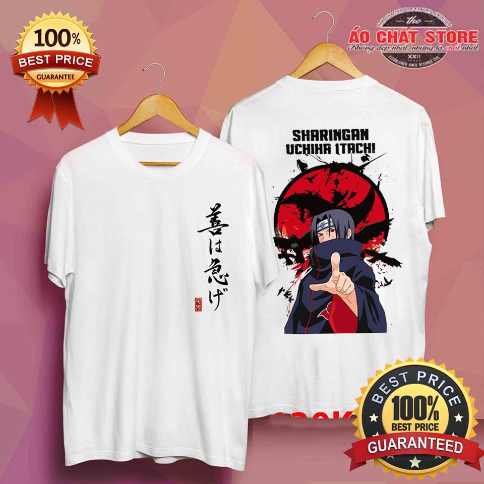 (Ảnh Thật) Áo Uchiha Itachi Naruto Siêu Độc - Áo Thun ITACHI NARUTO Tshirt NT06