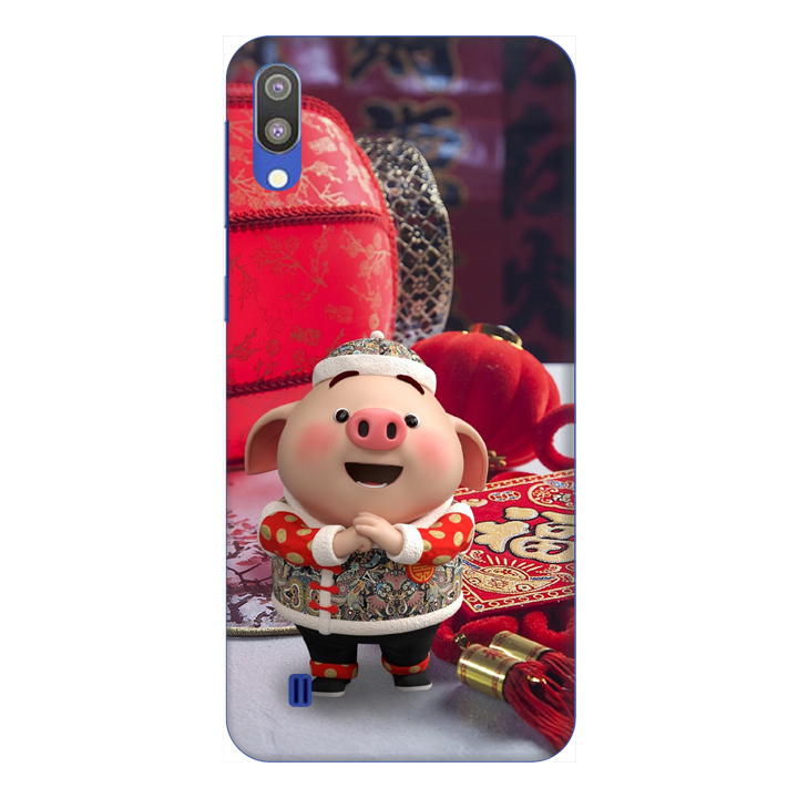 Ốp lưng dành cho điện thoại Samsung Galaxy M10 hình Heo Con Chúc Tết Mẫu 1 - Hàng chính hãng