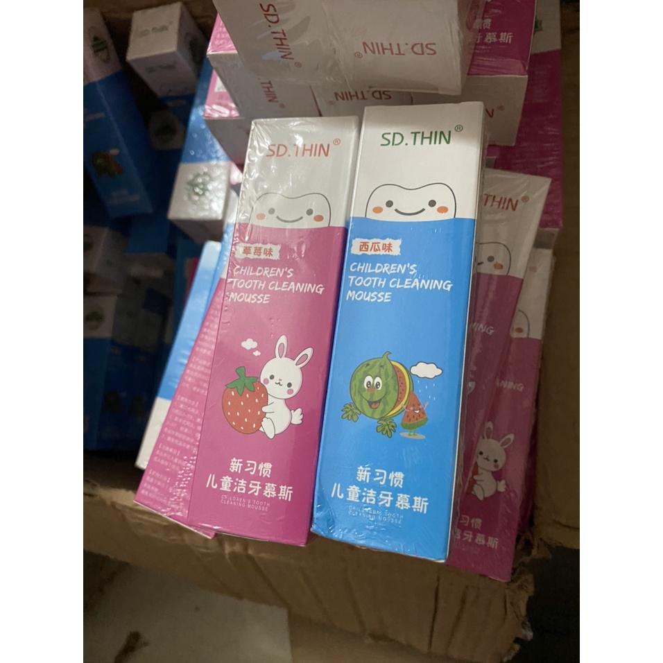 Kem Đánh Răng Tạo Bọt Cho Bé Hương Vị Dâu Tây, Cam Và Dưa Hấu