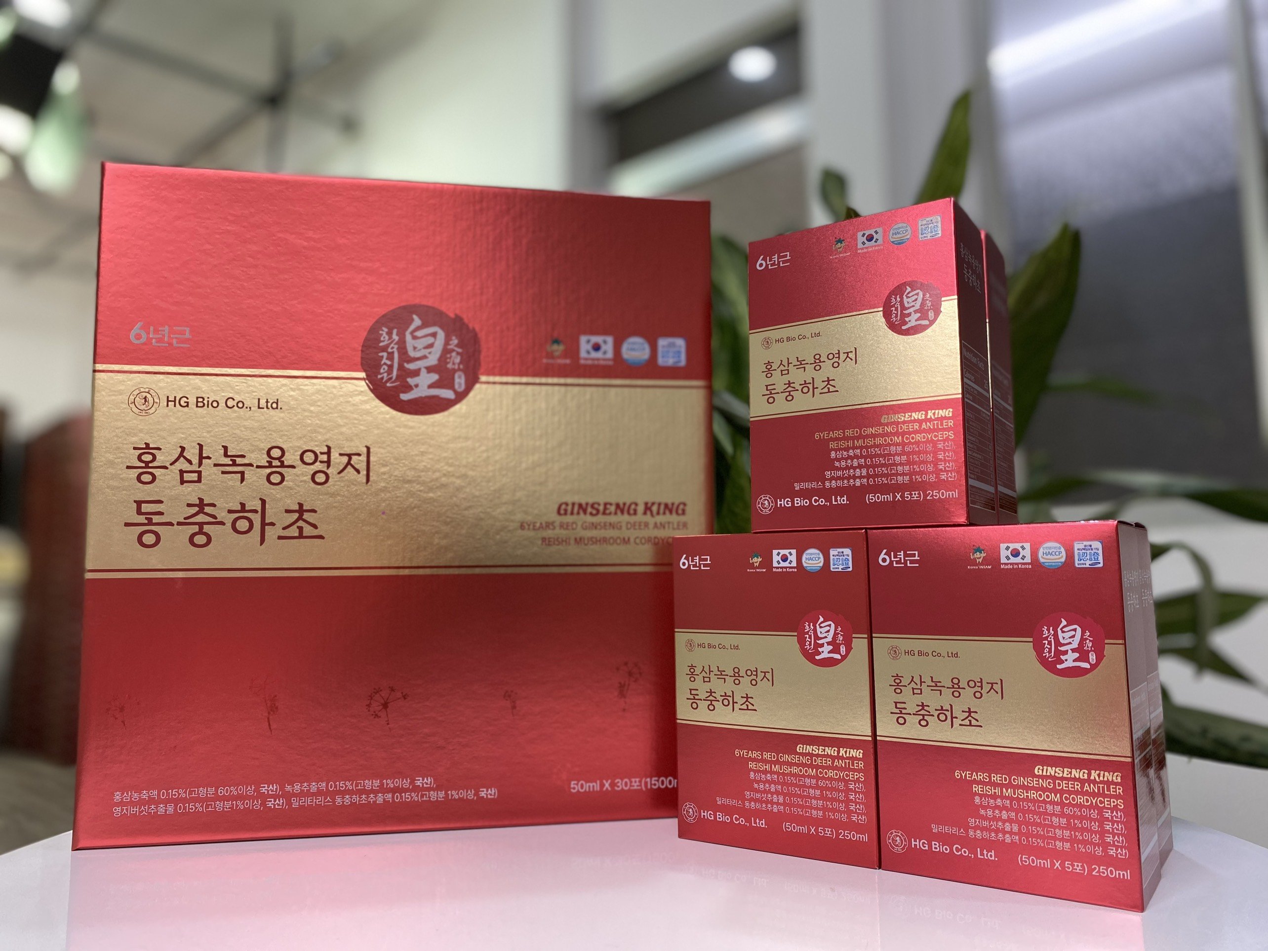Hồng sâm nhung hươu linh chi đông trùng hạ thảo