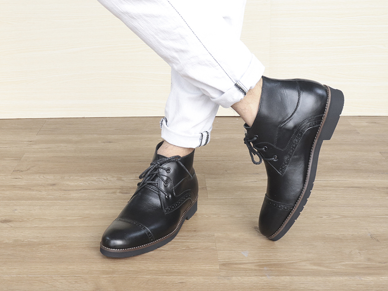 GIÀY TĂNG CHIỀU CAO GIÀY CAO DÀNH CHO NAM GIỚI T&TRA S1079 CAO CỔ - CAO 7CM GIÀY ĐỘN NAM CAO VƯỢT TRỘI