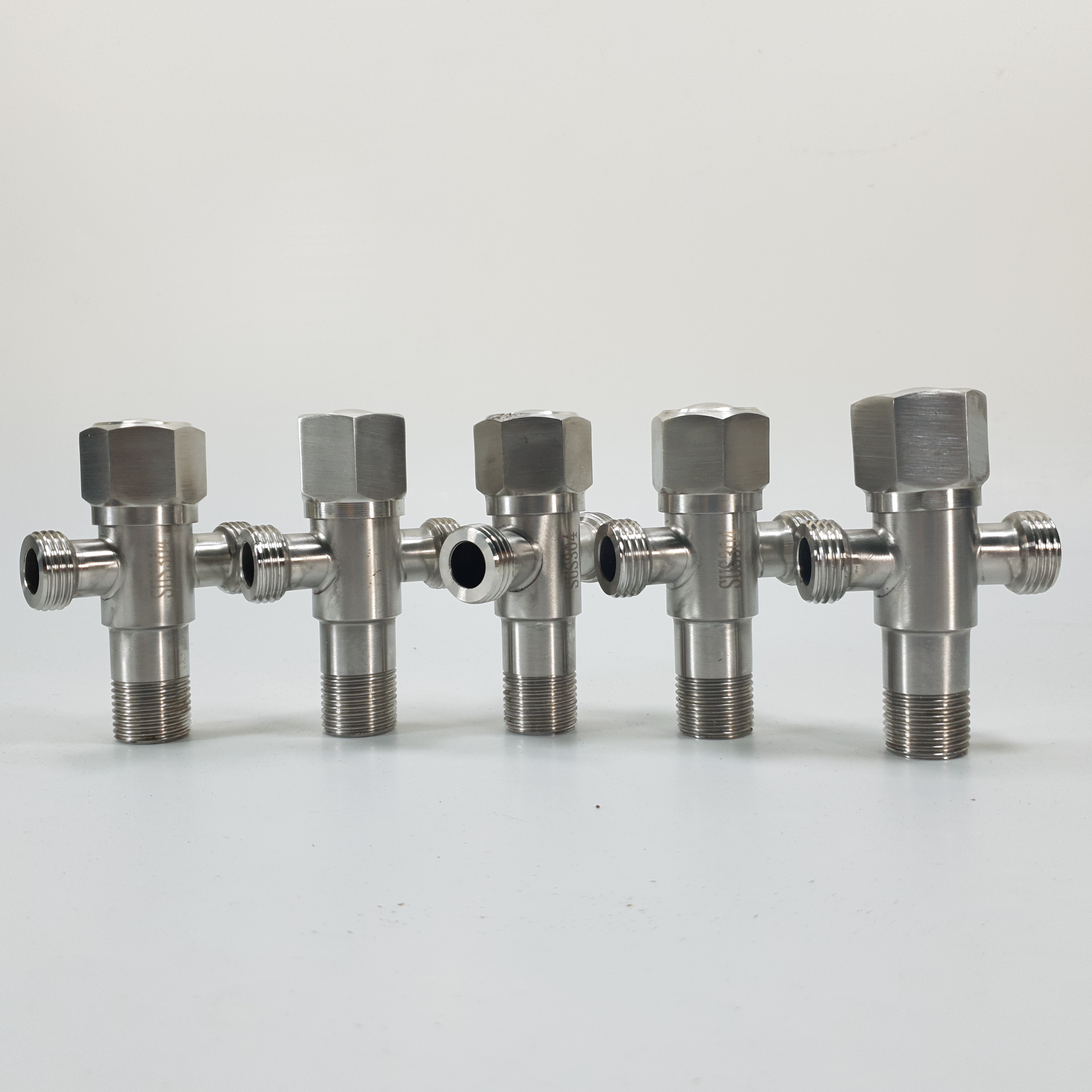 Bộ 5 Van giảm Áp T cầu , Tê Cầu Sus 304