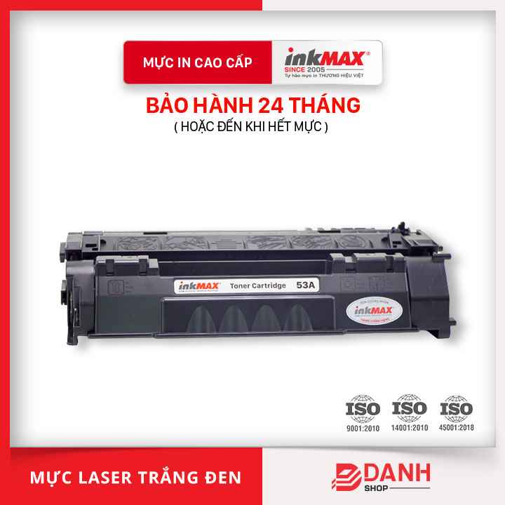 Hộp mực 53A-inkMAX - Sử dụng cho HP Laser P 2011 / 2012 / 2013 / 2014 / 2015 / CANON LBP 3310 / 3370 / (CRG 315 ) - Hàng chính hãng