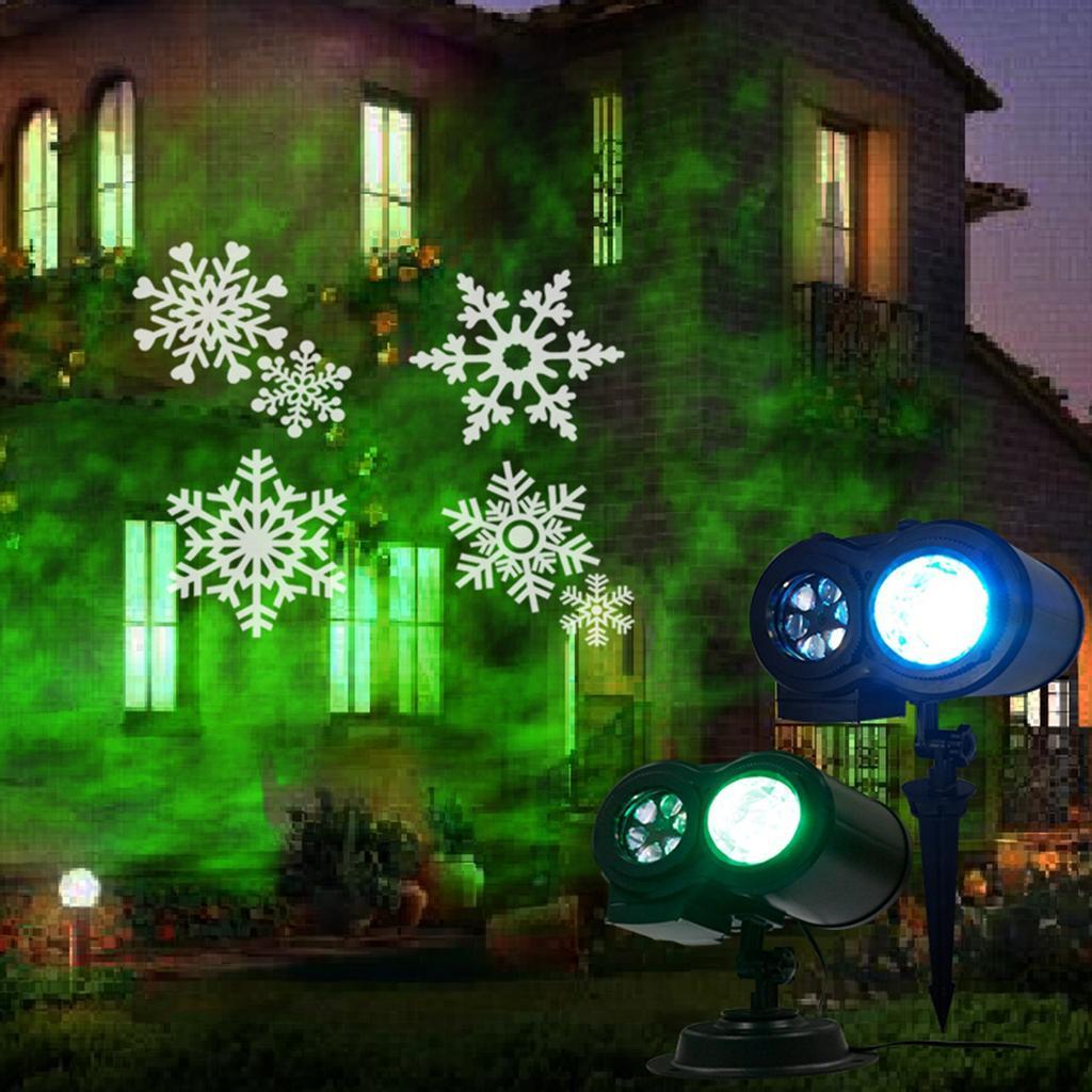 Christmas Projector Light LED Moving Outdoor Indoor Landscape Stage RGBW Lamp