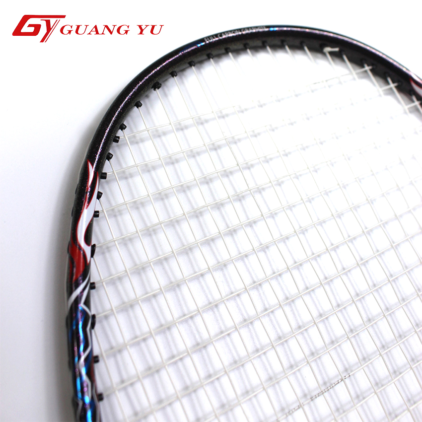 Vợt Cầu Lông Chính Hãng Guangyu Cao Cấp Vợt 4U Khung Carbon Siêu Nhẹ Lưới Đan Sẵn - V07