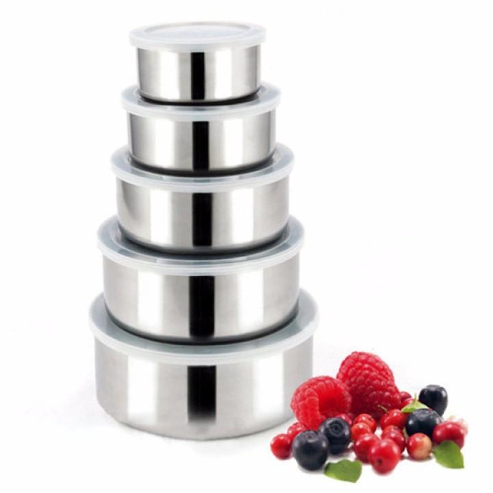 BỘ 5 BÁT INOX