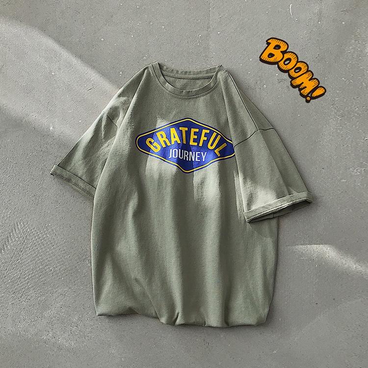 Áo Thun Tay Lỡ From Rộng - MayLinh shop - Áo Phông Vải Cotton Cao Cấp Dày Dặn, Form Rộng Basic Phong Cách Ulzzang 4 Màu