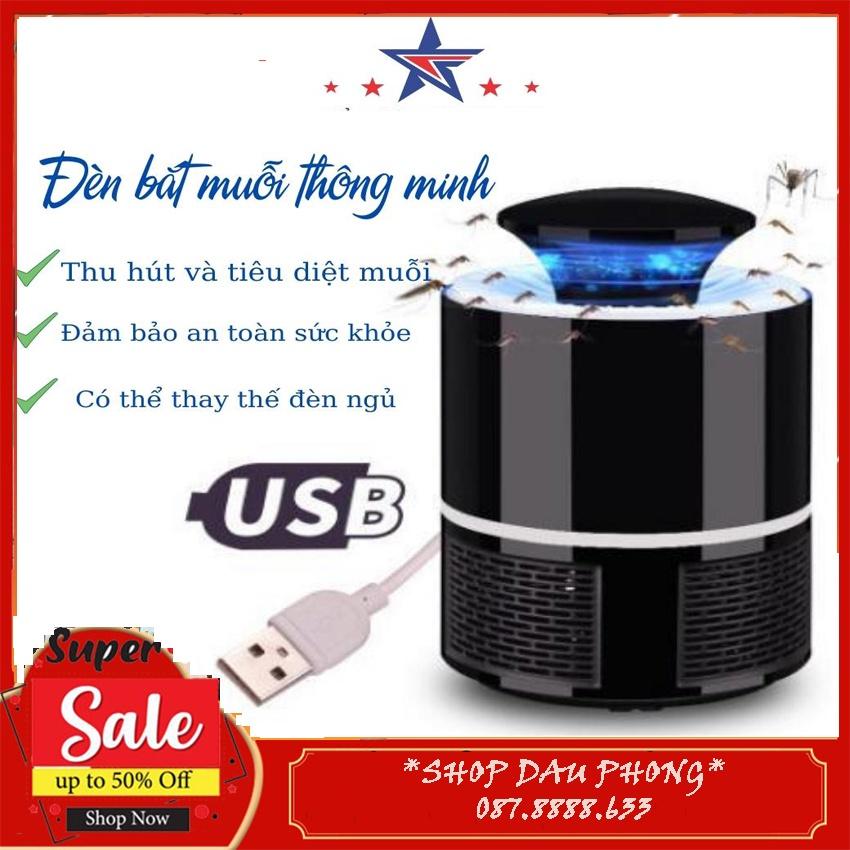 Đèn bắt muỗi, máy bắt muỗi thông minh hình trụ đầu cắm USB - Gia dụng Nam Định