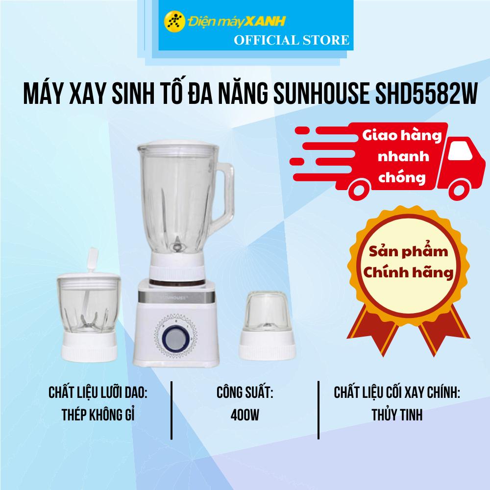 Máy xay sinh tố đa năng Sunhouse SHD5582W - Hàng Chính Hãng
