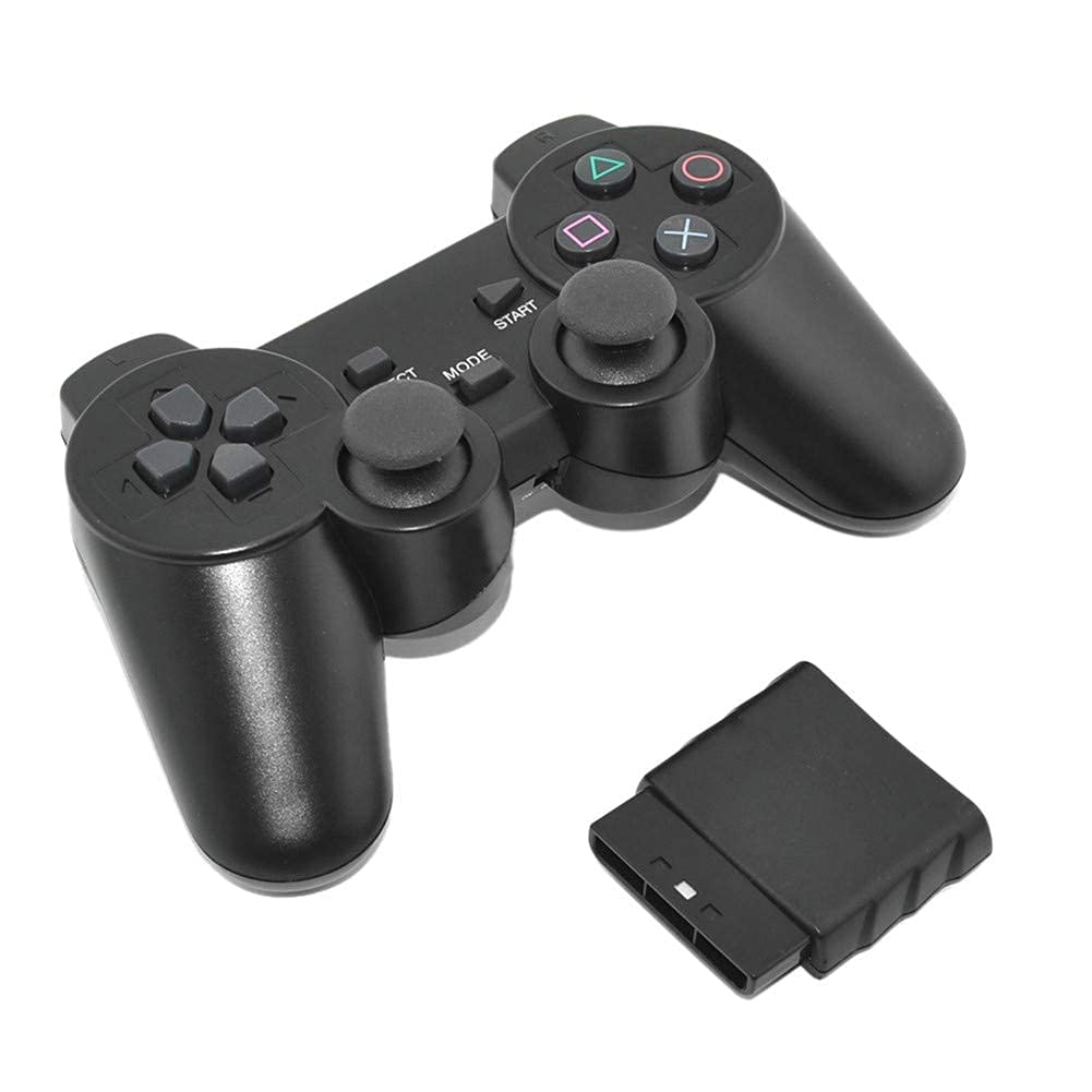 Tay cầm Ps2 không dây kèm cục phát tay bấm ps2