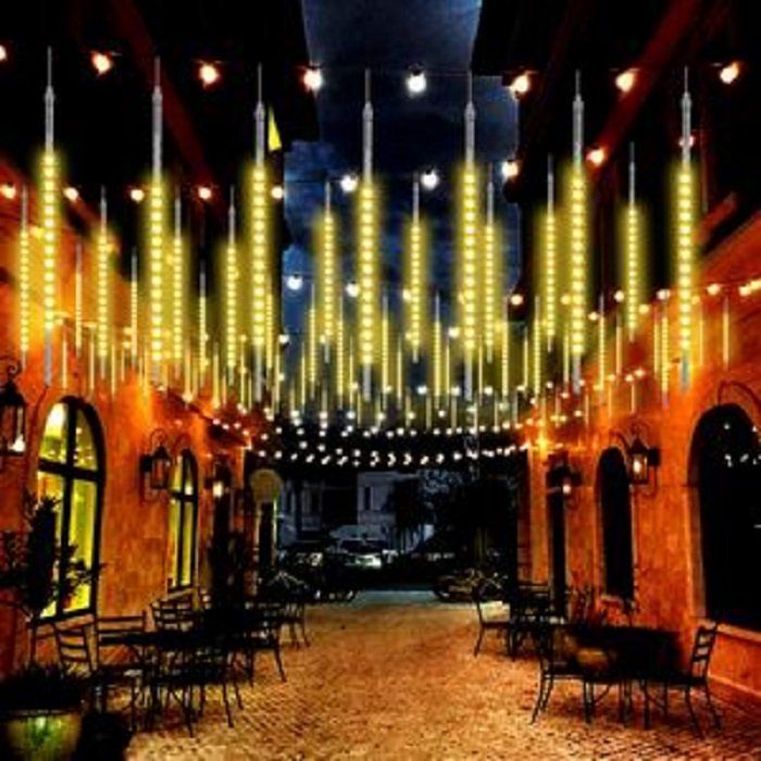 Combo 8 Ống Đèn Sao Băng Nhiều Màu 45Cm Chống Nước Dây Dài 3M