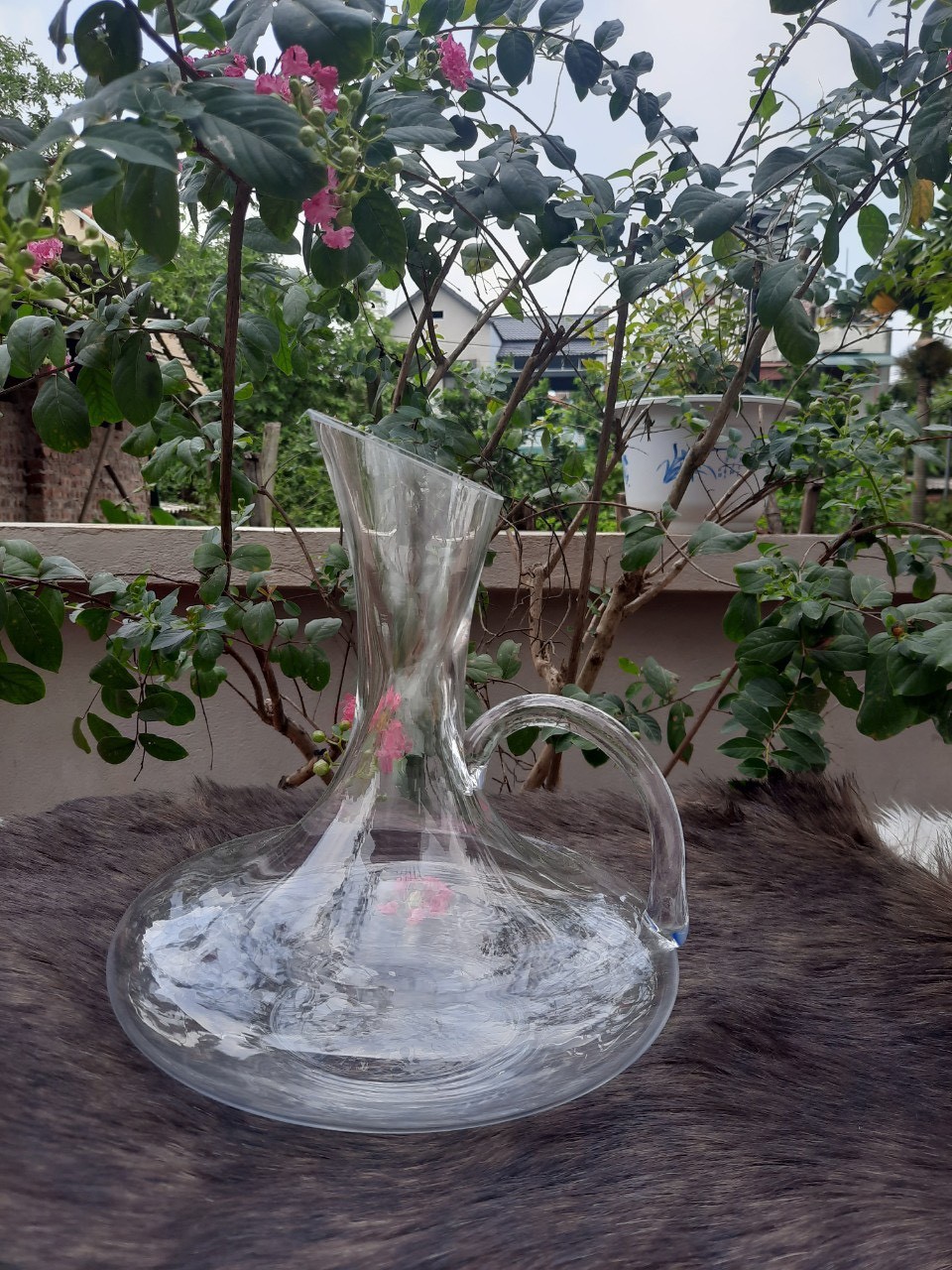 Bình thở vang miệng vát có tay cầm 1700ml. MS: 003. Loại 1