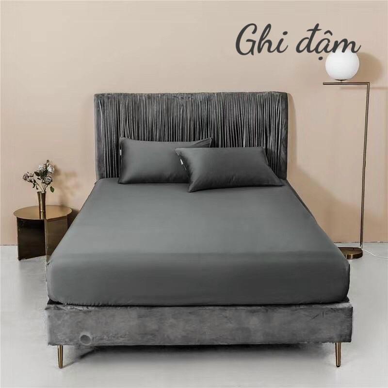 Set Ga Gối Lụa Tencel 60s Hàng Nhập Khẩu Cao Cấp 3 Món với 17 tông Màu Sang chảng