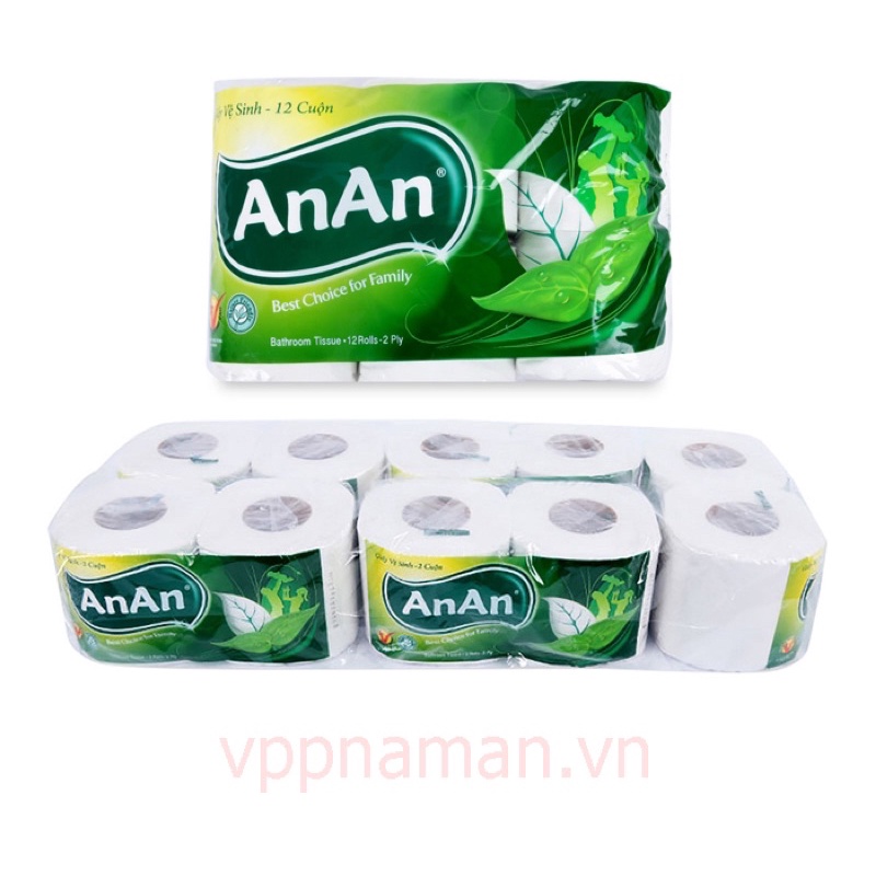 Giấy vệ sinh An An Lốc 10