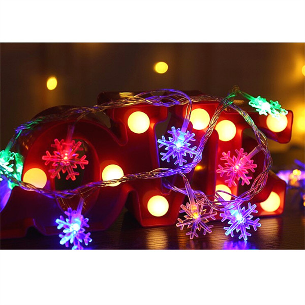 Dây Đèn Led Nháy Nhiều Màu Trang Trí Noel Lễ Tết 4M