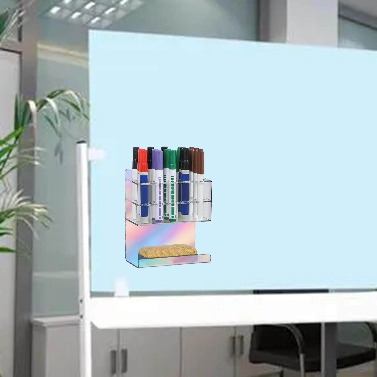 Wall Mounted Marker Holder 15 Slot Marker Organizer Stand for Organization
