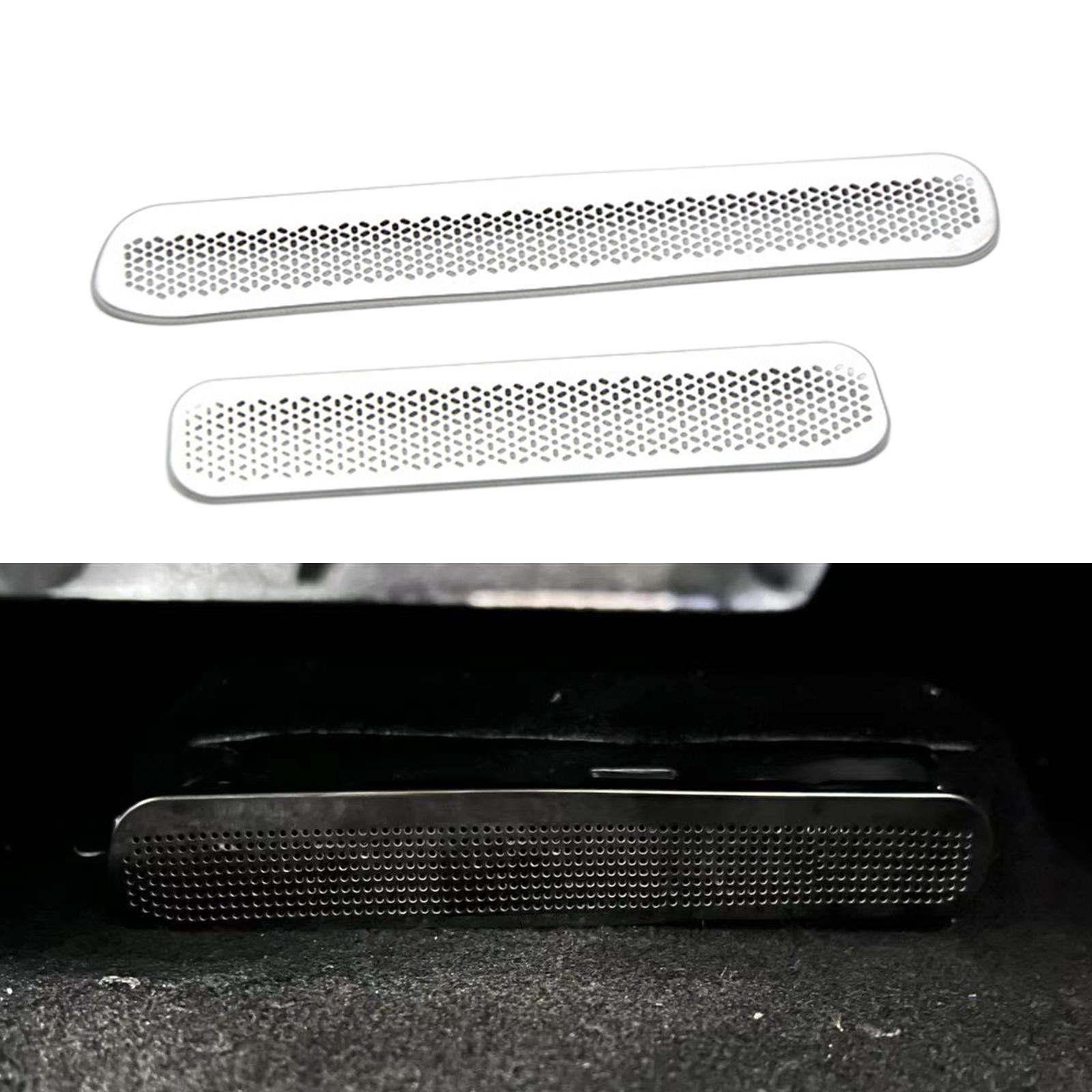 2Pcs under Seat Air Outlet Vent Covers Dustproof Cover, Car Accessories Anti Dust Net Covers for Atto 3 Yuan Plus
