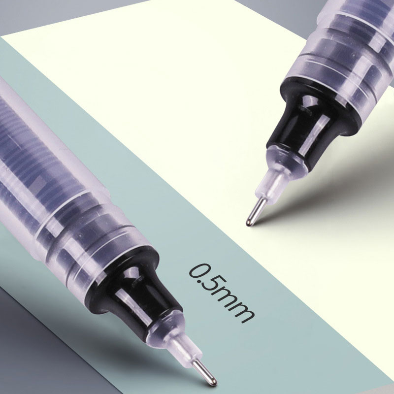 Bút Bi Gel Ngòi Kim 0.5mm MQ-1 Mực Khô Nhanh, Đều Nét, Chữ Đẹp