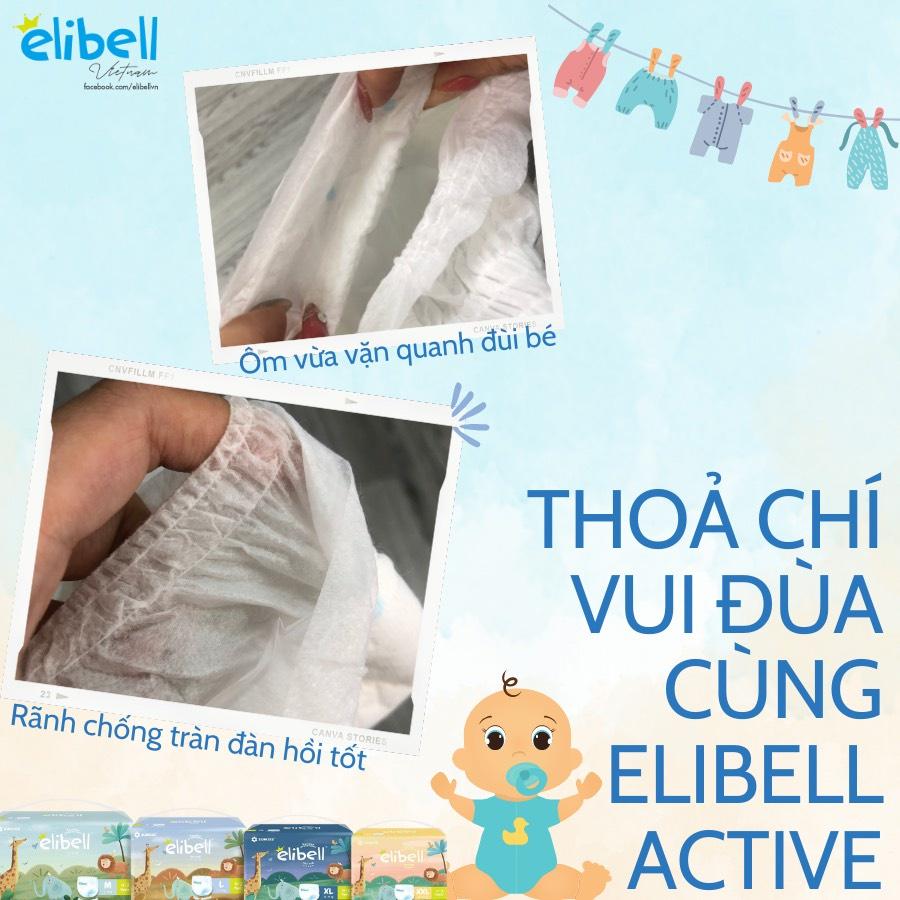 Bỉm ELIBELL ACTIVE Nga Dán/Quần Đủ Size S48/M44/L40/XL36/XXL34