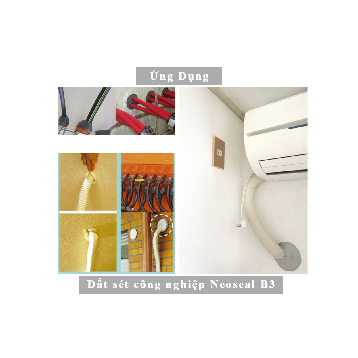 Đất sét Neoseal B3 - Đất sét công nghiệp Nhật Bản -