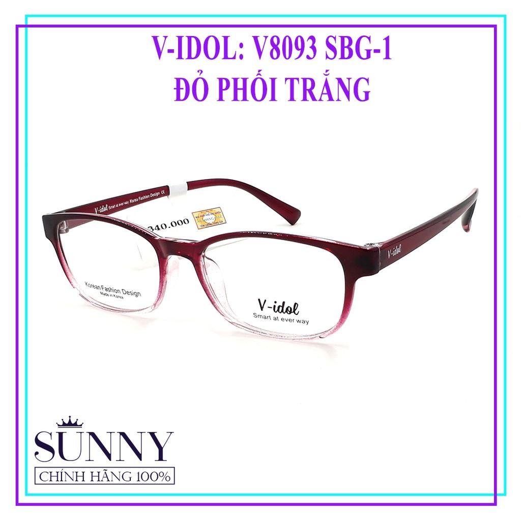 Gọng kính chính hãng V-idol V8093 màu sắc thời trang, thiết kế dễ đeo bảo vệ mắt