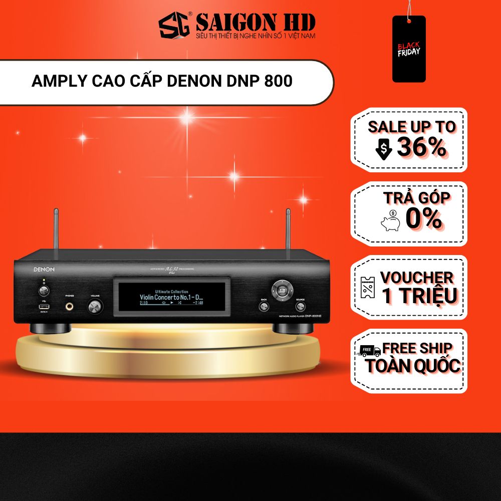 Đầu phát nhạc số DENON DNP 800NE - Hàng chính hãng