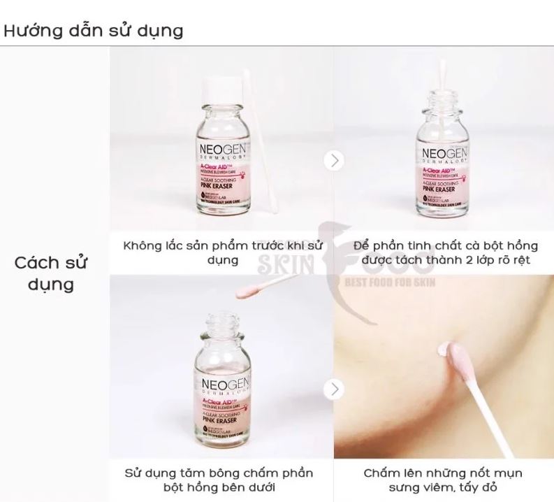 Dung Dịch Chấm Mụn Neogen Dermalogy A-Clear Soothing Pink Eraser