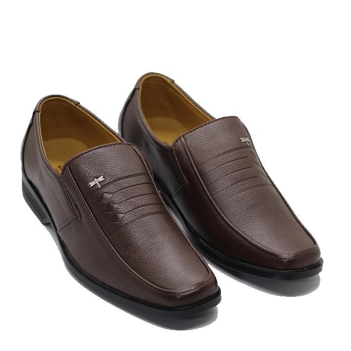 Giày tây cho người trung niên đế cao su được khâu chắc chắn OG2
