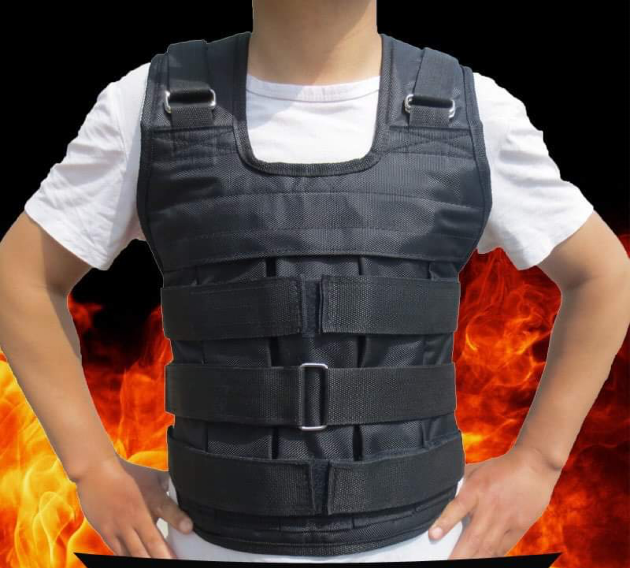 Áo tạ, vest tạ thể lực tập gym cao cấp thay đổi khối lượng 20kg đến 30kg  WEIGHTED VEST - áo 30kg