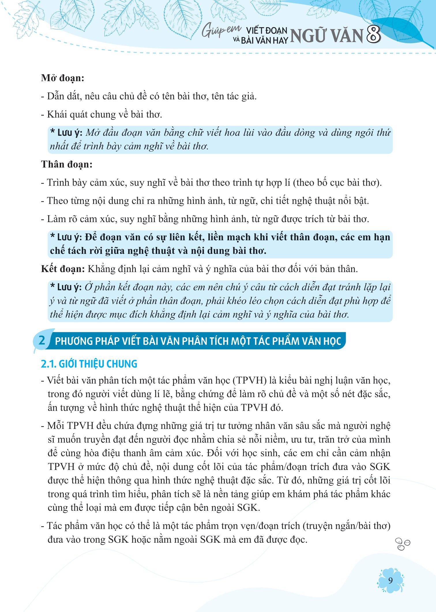 Giúp Em Viết Đoạn Và Bài Văn Hay Ngữ Văn 8