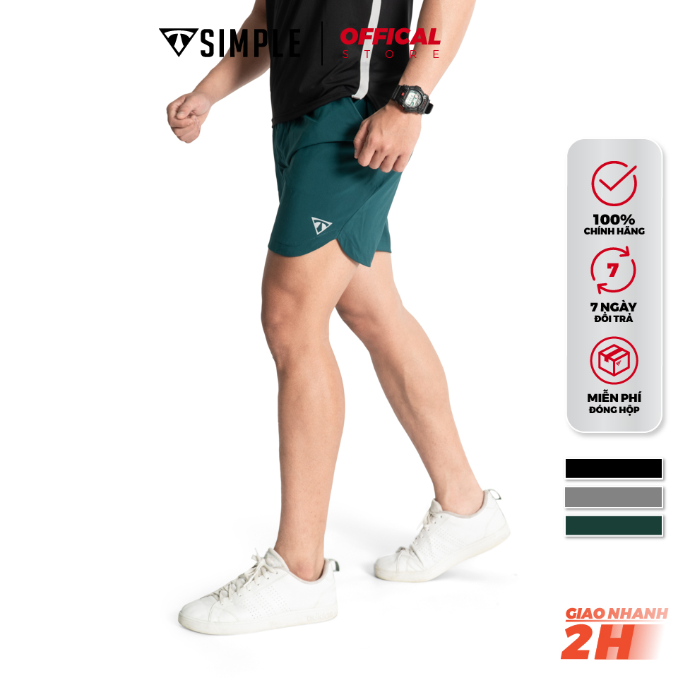 Quần Đùi Thể Thao Nam TSIMPLE V5 Short tập gym vải gió thoáng mát co giãn thoải mái vận động QGDP5