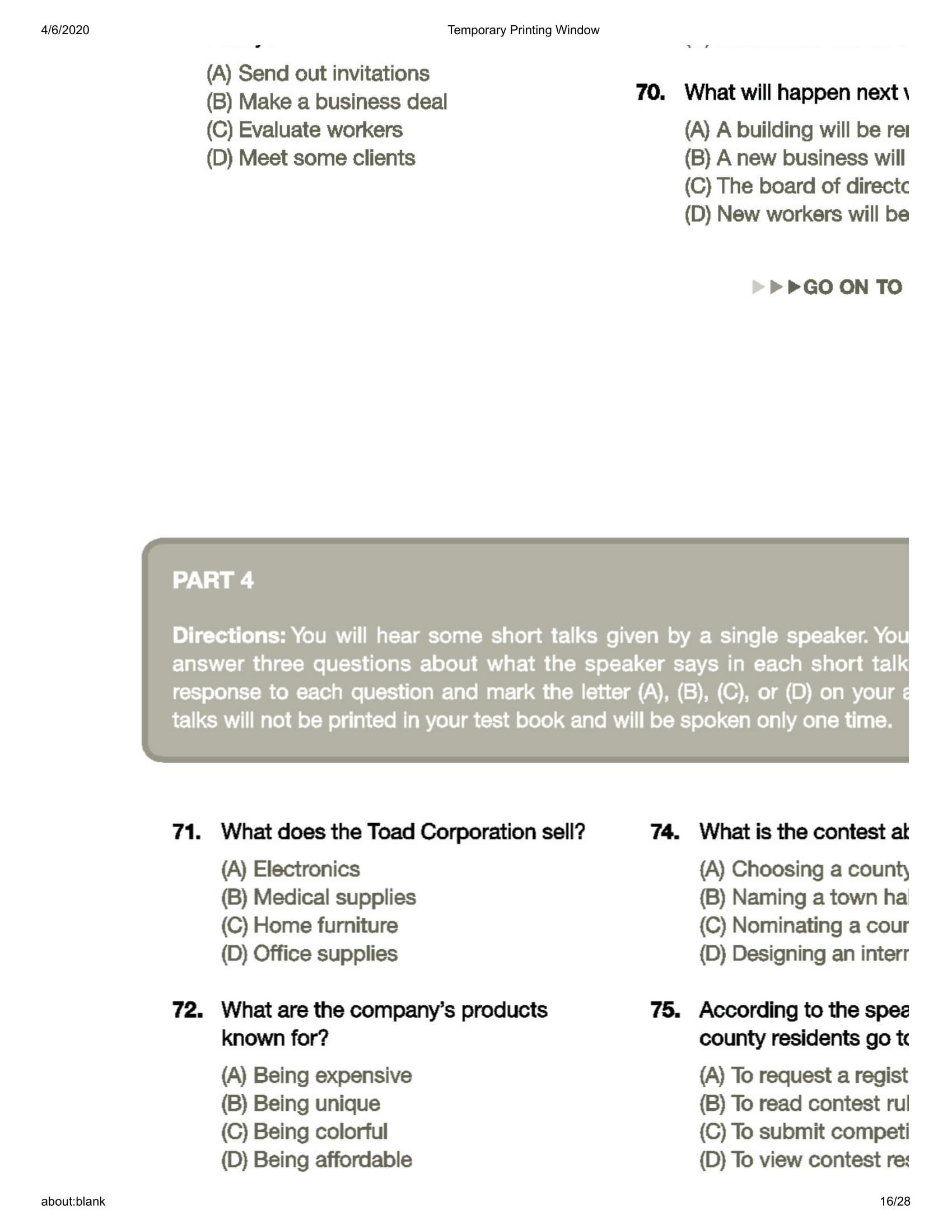 Sách Comprehensive Toeic Training 1000 Practice Test Items (Vol 2) - Kèm CD