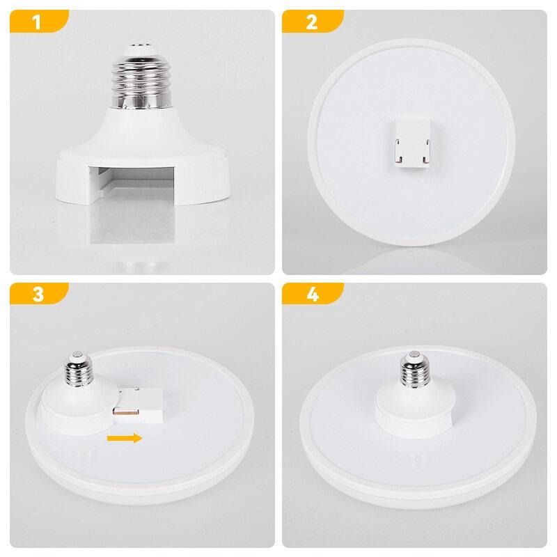 Bóng đèn LED siêu sáng E27 Bóng đèn LED 220V Bóng đèn 20/30/40/50W Đèn UFO Ampoule Bombilla Đèn Led cho chiếu sáng phòng gia đình