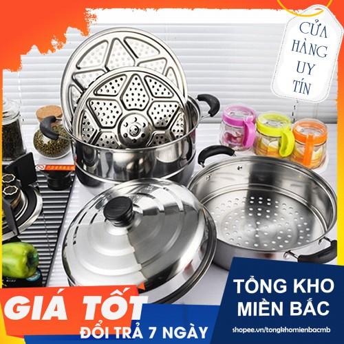 Nồi hấp inox 3 tầng Cookware