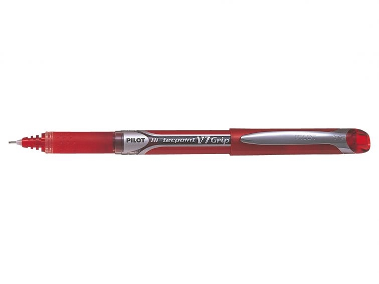 Bút Mực Nước Hi-Tech V7 Grip Pilot BXGPN-V7-R - Mực Đỏ