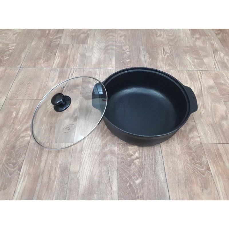 Nồi gang đúc kho thịt cá, nấu lẩu 27cm ( số 6