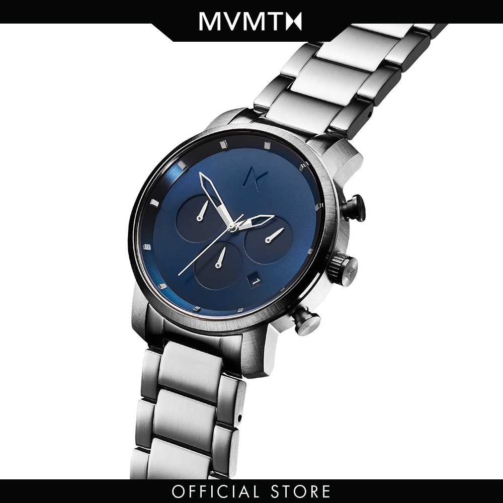 Đồng hồ Nam MVMT dây thép không gỉ 40mm - Chrono 40 D-MC02-SBLU