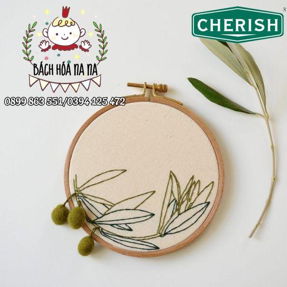 Kit thêu tay trang trí trái cây mini, diy tự thêu trái cây, rau củ, handmade shop, bách hóa na na