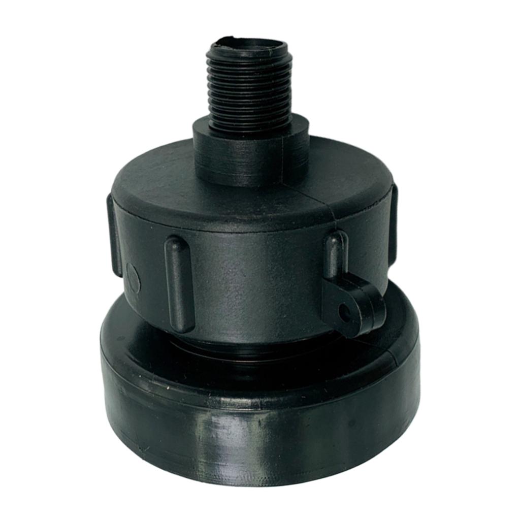 IBC Tank Drain Fitting Adapter IBC 80mm Coarse Thread Garden Hose Connector 1/2"