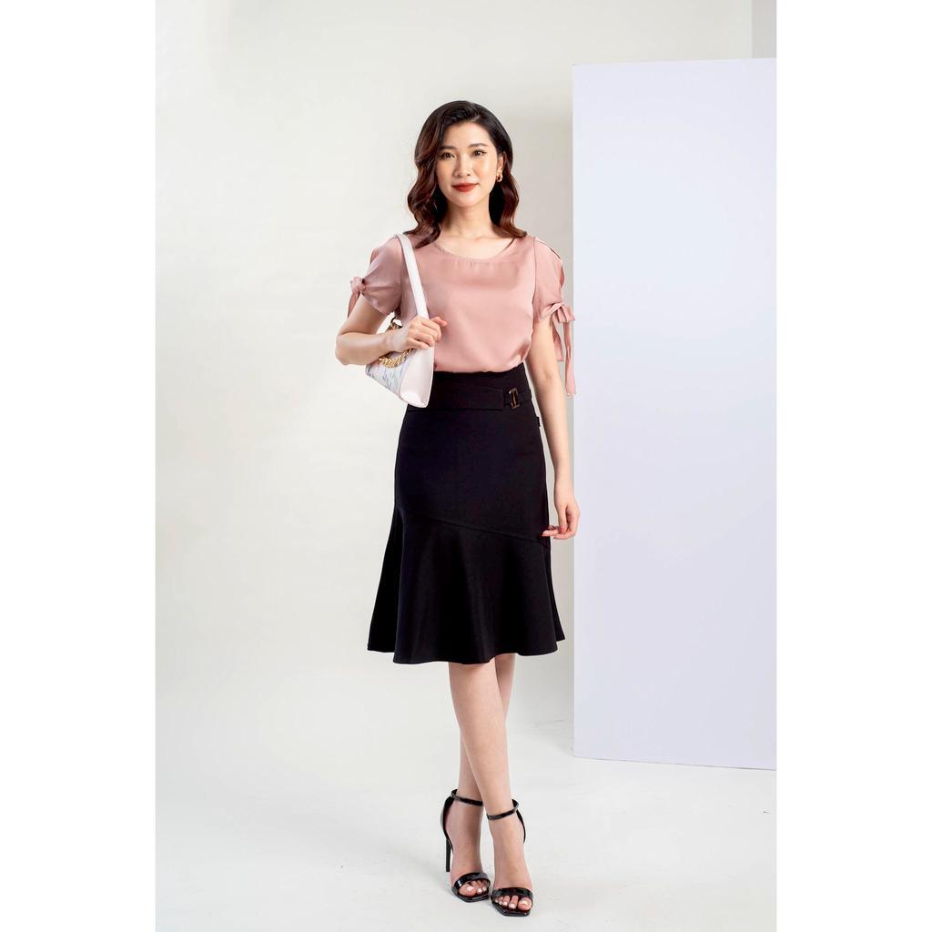 Zuýp Đuôi Cá, Phối Đai Vuông Cạp MMOutfit M-JU021120007