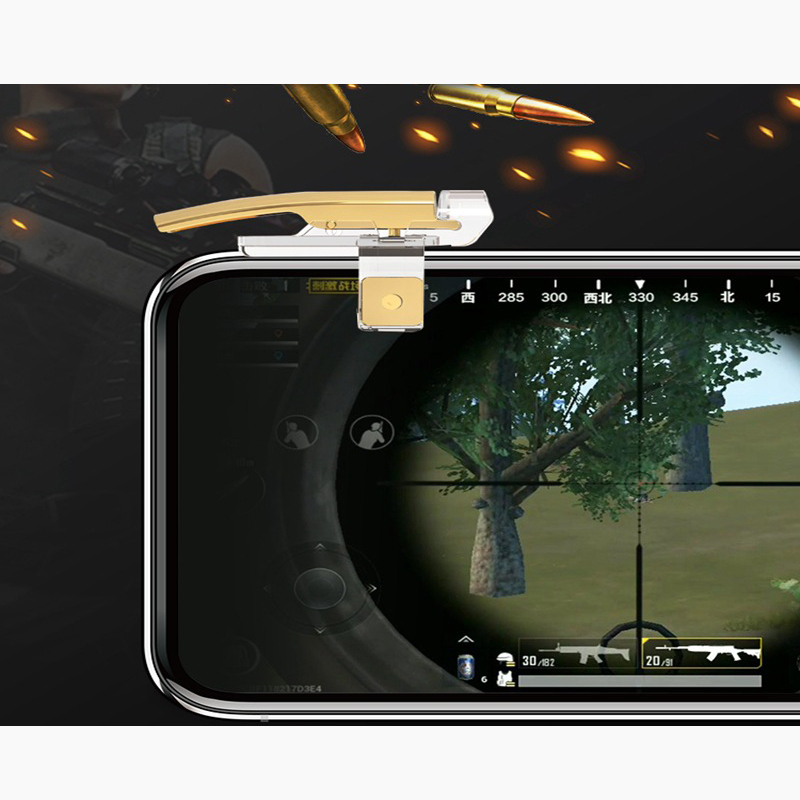 Bộ 2 Nút Chơi Game PUBG Dạng Kẹp Dòng 5.56 Hỗ Trợ Chơi Các Game Mobile Thịnh Hành Trên Điện Thoại (Màu Ngẫu Nhiên)