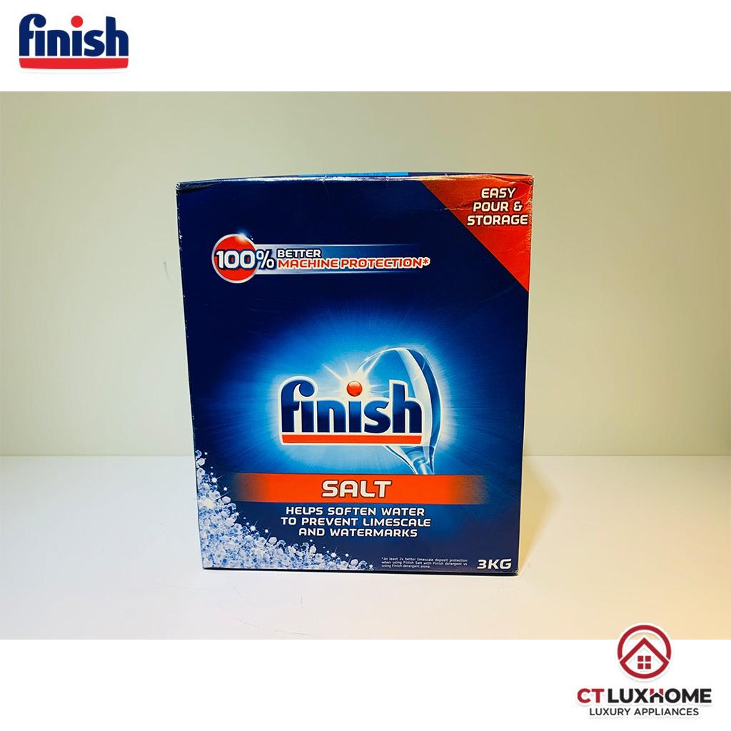 Muối rửa chén bát Finish 3kg - Hàng chính hãng