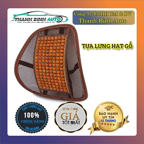 Tựa Lưng Chống Mỏi Hạt Gỗ