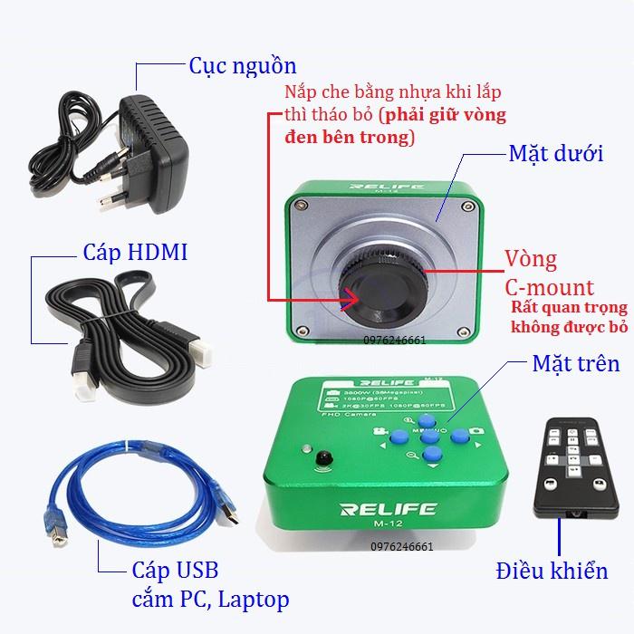 Camera kính hiển vi RELIFE M-12 độ phân giải 2K