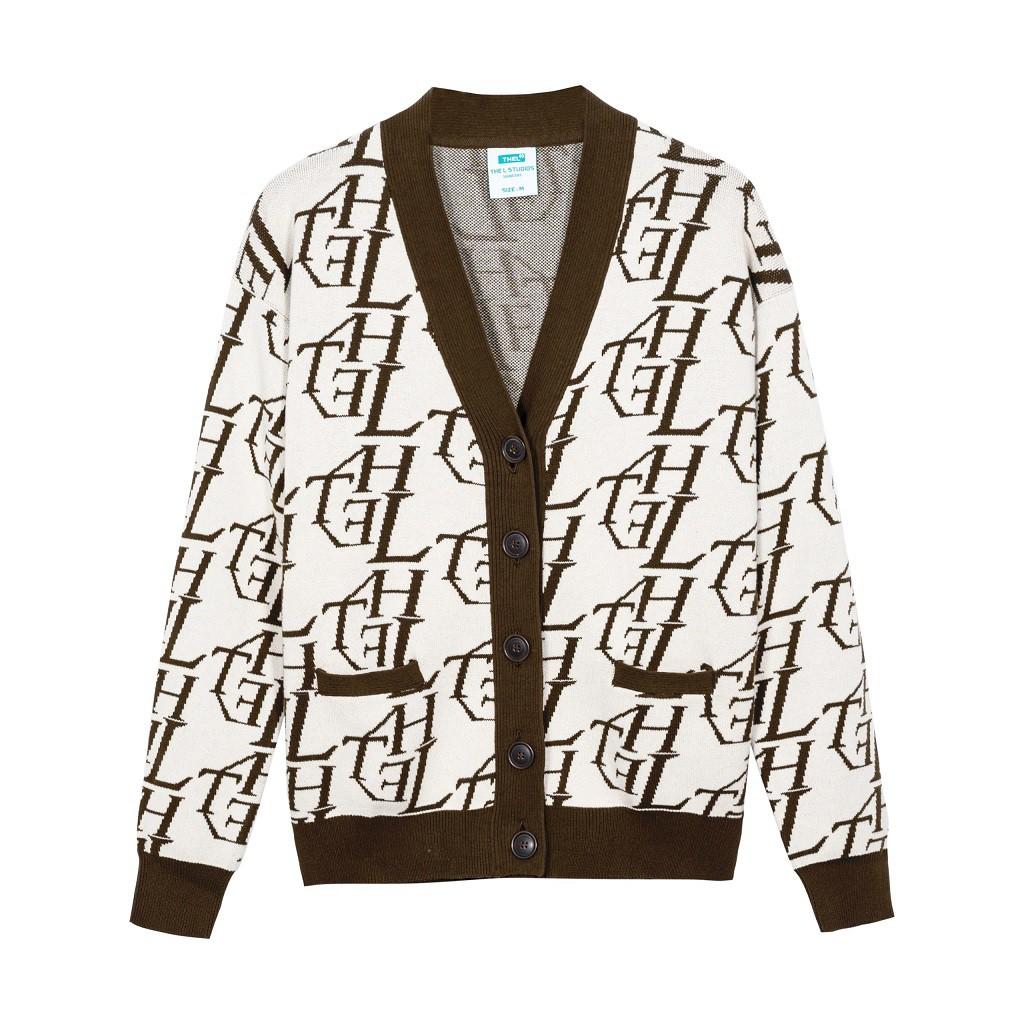 THELSTUDIOS - Áo Cardigan họa tiết Monogram